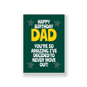 Divertente biglietto di auguri di compleanno per papà / Divertente biglietto di auguri di buon compleanno per papà / Biglietto di auguri di compleanno maleducato / Per papà