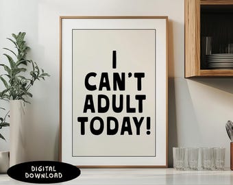 Kitchen Print | Funny Kitchen Print | Printable Wall Art | Digital Print | Instant Download | Wall Art Print | Home Print