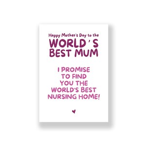 Funny Mother&#39;s Day Card | Cheeky Mother&#39;s Day Card | Rude Mother&#39;s Day Card | Happy Mother&#39;s Day | Mum Card | Mother Card | From Son