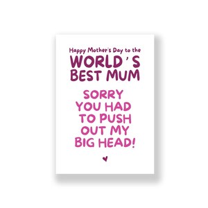 Funny Mother&#39;s Day Card | Cheeky Mother&#39;s Day Card | Rude Mother&#39;s Day Card | Happy Mother&#39;s Day | Mum Card | Mother Card