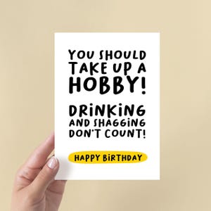 Funny Birthday Card | Funny Happy Birthday Card | Rude Birthday card