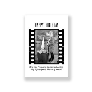 Cartão de aniversário engraçado | Cartão de feliz aniversário engraçado | Cartão de aniversário rude | Cartão de aniversário retrô | Cartão de aniversário vintage