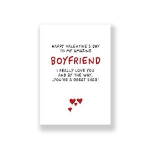 Funny Valentine&#39;s Day Card | Funny Boyfriend Valentine&#39;s Day | Rude Valentines Card | Valentines Day Card For Him | Boyfriend