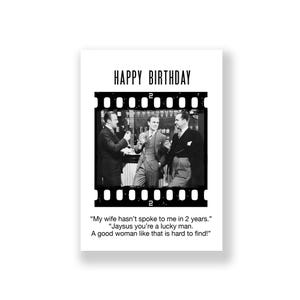 Cartão de aniversário engraçado | Cartão de feliz aniversário engraçado | Cartão de aniversário rude | Cartão de aniversário retrô | Cartão de aniversário vintage