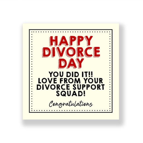 Funny Divorce Card | Divorce Card |  Happy Divorce Day | Separation Card | Rude Divorce Card