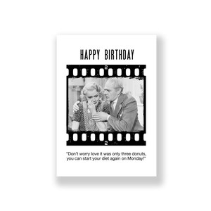 Cartão de aniversário engraçado | Cartão de feliz aniversário engraçado | Cartão de aniversário rude | Cartão de aniversário retrô | Cartão de aniversário vintage