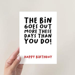 Funny Birthday Card | Funny Happy Birthday Card | Rude Birthday card