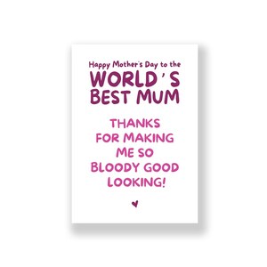 Funny Mother&#39;s Day Card | Cheeky Mother&#39;s Day Card | Rude Mother&#39;s Day Card | Happy Mother&#39;s Day | Mum Card | Mother Card