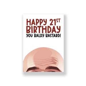 21e carte d'anniversaire drôle | Joyeux 21e anniversaire drôle | Carte d'anniversaire grossière