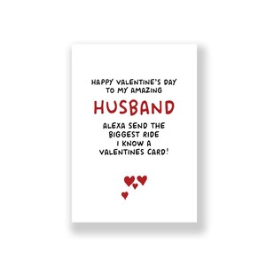 Funny Husband Valentine&#39;s Day Card | Husband Valentine&#39;s Day Card | Rude Valentines Card  | For Him | Husband Valentines Card