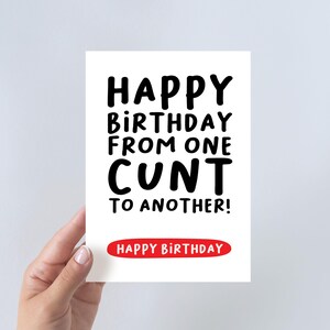 Funny Birthday Card | Funny Happy Birthday Card | Rude Birthday card