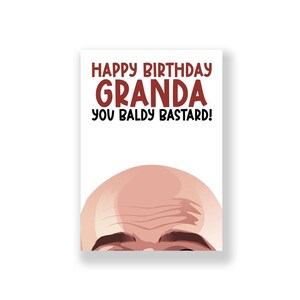Carte d'anniversaire drôle | Carte d'anniversaire drôle de grand-mère | Carte d'anniversaire grand-mère