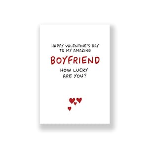 Funny Valentine&#39;s Day Card | Funny Boyfriend Valentine&#39;s Day | Rude Valentines Card | Valentines Day Card For Him | Boyfriend