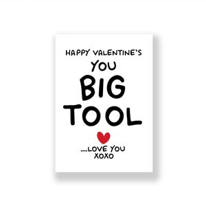 Carte de Saint-Valentin drôle | Carte de Saint-Valentin grossière | Carte de Saint Valentin pour lui | Petit ami | Mari | Fiancé