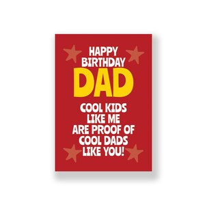 Divertente biglietto di auguri di compleanno per papà / Divertente biglietto di auguri di buon compleanno per papà / Biglietto di auguri di compleanno maleducato / Per papà