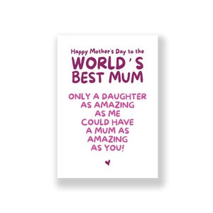 Funny Mother&#39;s Day Card | Cheeky Mother&#39;s Day Card | Rude Mother&#39;s Day Card | Happy Mother&#39;s Day | Mum Card | Mother Card