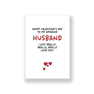 Funny Husband Valentine&#39;s Day Card | Husband Valentine&#39;s Day Card | Rude Valentines Card  | For Him | Husband Valentines Card