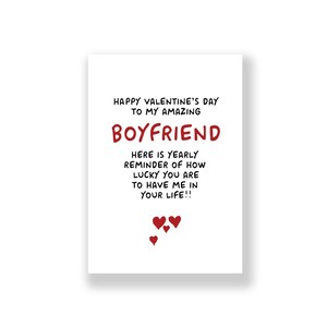 Funny Valentine&#39;s Day Card | Funny Boyfriend Valentine&#39;s Day | Rude Valentines Card | Valentines Day Card For Him | Boyfriend