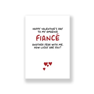 Carte de Saint-Valentin drôle | Saint-Valentin de fiancé | Carte de Saint-Valentin grossière | Carte de Saint Valentin drôle | Pour lui | pour elle | Fiancé