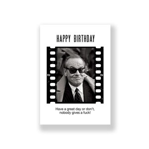 Cartão de aniversário engraçado | Cartão de feliz aniversário engraçado | Cartão de aniversário rude | Cartão de aniversário retrô | Cartão de aniversário vintage