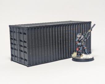 Kontener transportowy Scatter Terrain (miniaturowy kontener transportowy Scenery 28/32 mm)