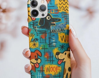 Phone Case, Graffiti Abstract Design, Pet Lovers, iPhone, Samsung, Distinctive Touch, Mobile Accessory, Gift Idea
