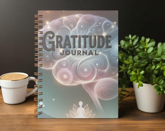 Gratitude Journal - Spiral Notebook, Law of Attraction Diary, Positivity Planner, Manifestation Notebook, Dream Journal, Self-Reflection