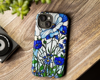 Stained Glass iPhone Case, Tough Cases, Phone Cover, iPhone 16 Pro Max, iPhone 15, iPhone 14 Pro Max, Gift for Her