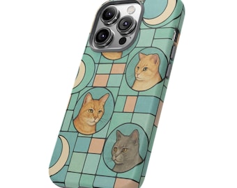 Cat Lover iPhone Case, Tough iPhone Case for Cat Lovers, Protective Phone Cover, Cute Cat Owner Gift, Animal Lover Tech Accessory