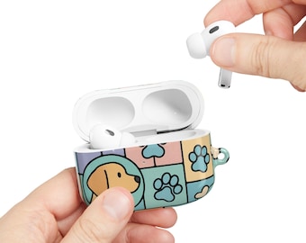 Pet Lover AirPod Case, Dog Cat Animal Print Holder, Carry Your Love Everywhere, Gift for Animal Lovers, Customizable AirPod Cover