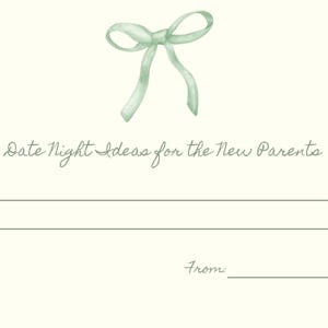 Minimalistische Babyparty - Date Night Ideen für neue Eltern