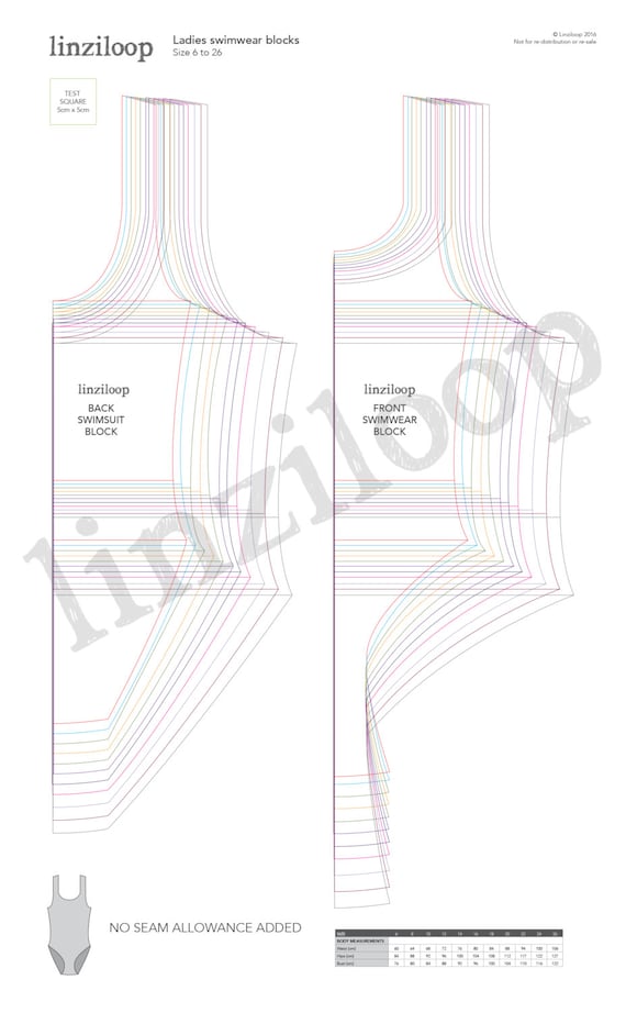 Print at Home DIGITAL DOWNLOAD Swimsuit/swimming Costume/leotard