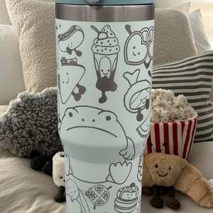 Jellycat-Inspired Bunny Tumbler – Soft Plush Aesthetic Flip Straw Cup, Pastel Travel Mug, Cozy Gift for Bunny Lovers, Fuzzy Drinkware image 5