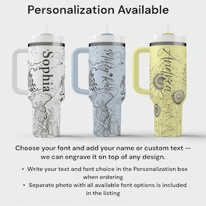 Boogschutter Zodiac gegraveerde Stanley Tumbler - Astrologiebeker, Hemels Boogschutter Ontwerp, Lasergegraveerde Sterrenbeeld Tumbler 14oz 20oz 30oz 40oz afbeelding 3