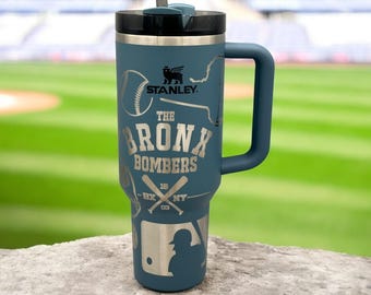 Kubek termiczny Stanley | Wzór z motywem Yankees | Kubek termiczny dla fanów baseballu
