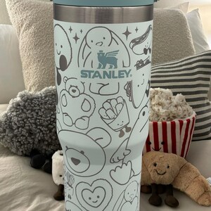 Jellycat-Inspired Bunny Tumbler – Soft Plush Aesthetic Flip Straw Cup, Pastel Travel Mug, Cozy Gift for Bunny Lovers, Fuzzy Drinkware image 8
