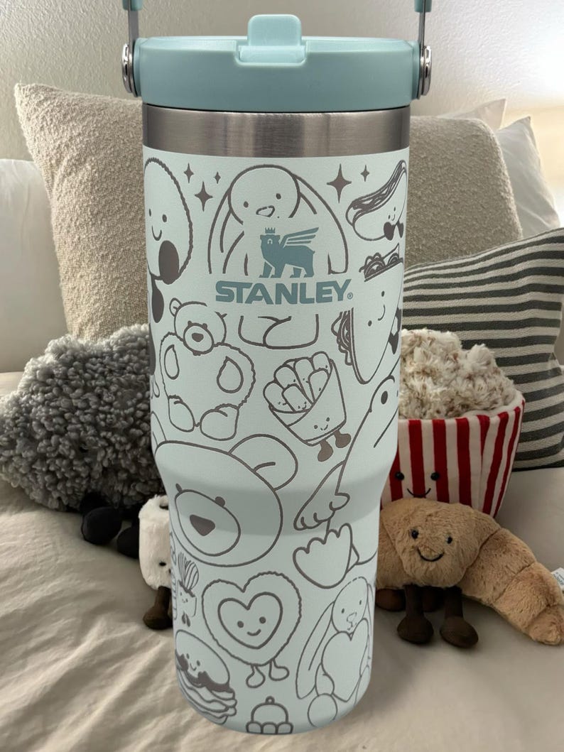 Jellycat-Inspired Bunny Tumbler – Soft Plush Aesthetic Flip Straw Cup, Pastel Travel Mug, Cozy Gift for Bunny Lovers, Fuzzy Drinkware image 8