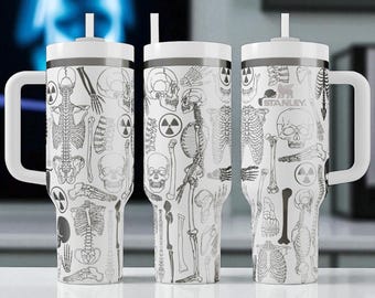 Radiology Stanley Tumbler – 40 Oz X-ray Skeleton Wrap, Engraved