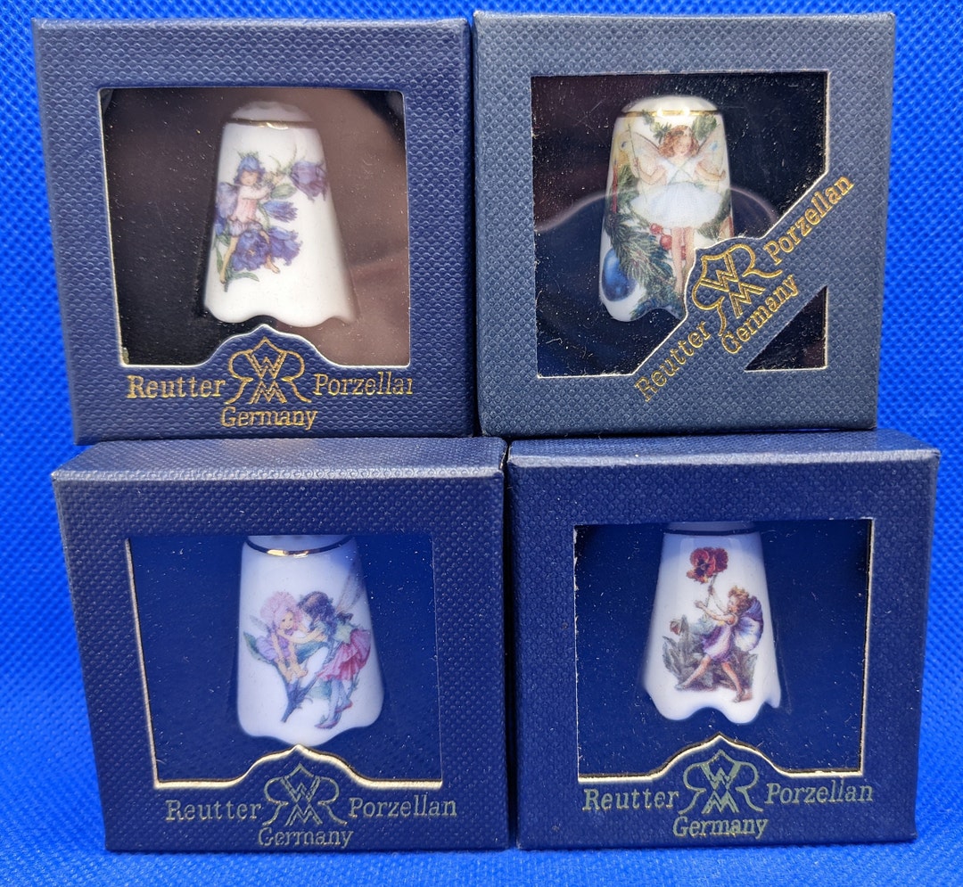 Set of Fairy Thimbles Reutter Porzellan Germany Etsy
