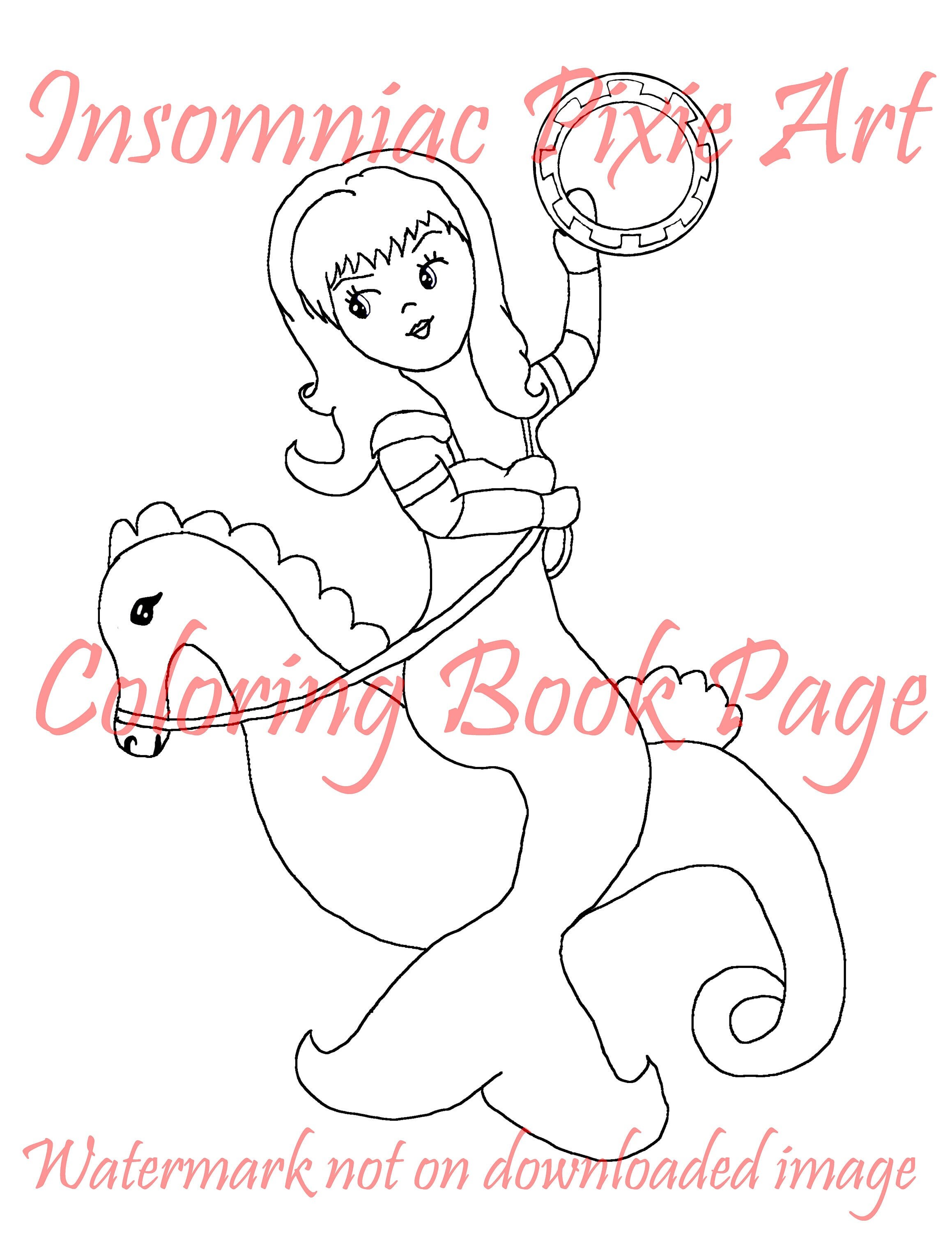 Download Xena Warrior Princess Mermaid Coloring Book Pagina ...
