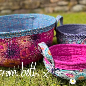 Project Baskets PDF sewing pattern