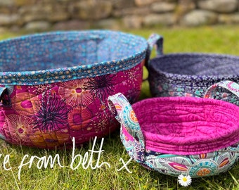 Project Baskets PDF sewing pattern