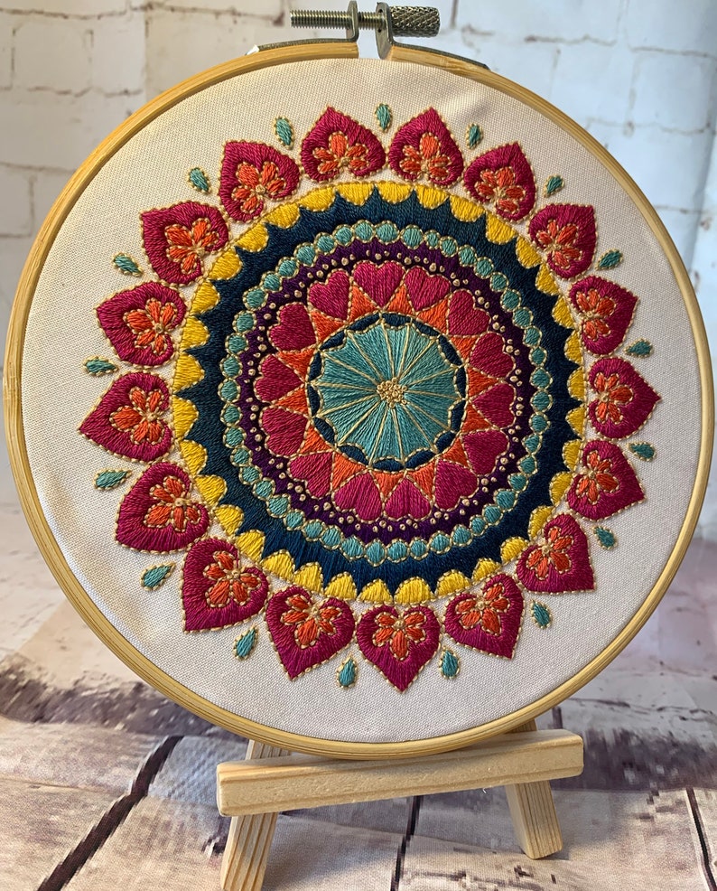 DIY Embroidery Craft Kit. Beginner friendly. Choose from Starflower, Sunflowers, Doodle Daisy or Radiance image 10