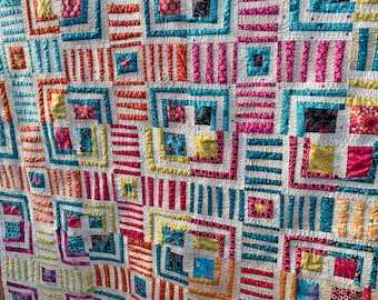 Cabin Crosses Quilt Sewing Pattern