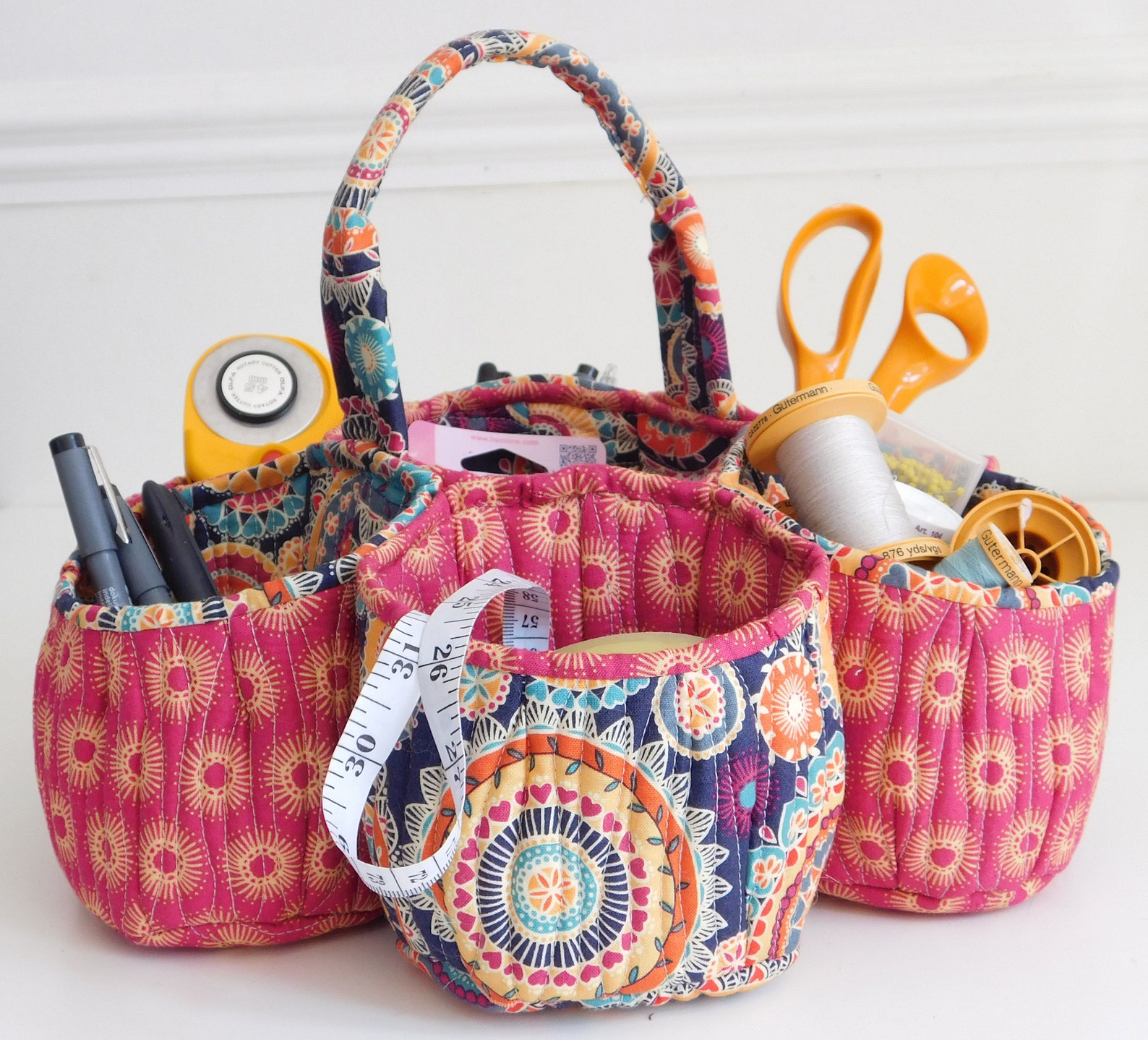 Basket Sewing Pattern Etsy