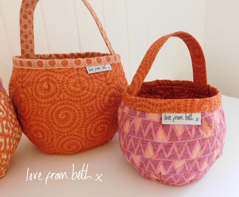 Pumpkin Bags PDF sewing pattern image 3