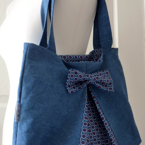 Easy Bow Bag PDF Sewing Pattern Etsy