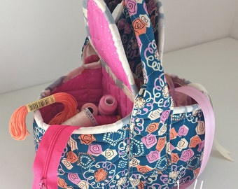 The Quilted Hamper digital sewing pttern