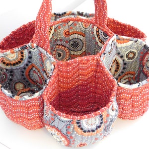 Honeycomb Basket Sewing Pattern imagem 4