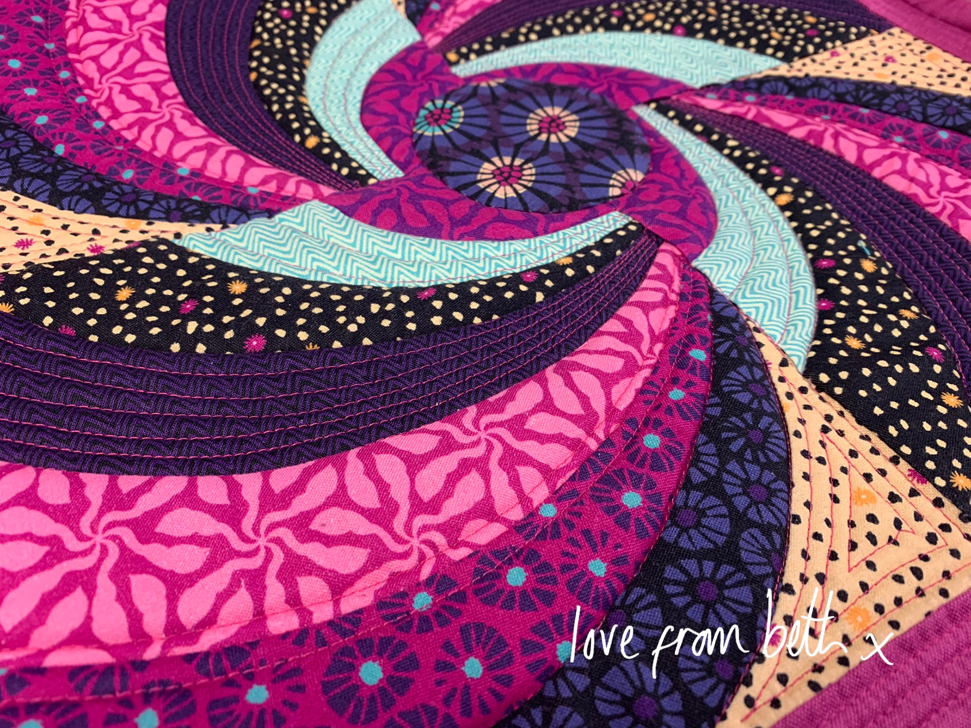 Vortex Quilt Block Pattern Etsy